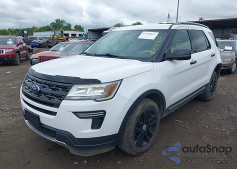 2018 Ford Explorer Xlt z USA, uszkodzony, nr VIN 1FM5K8D89JGA73757